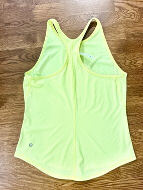 lululemon athletica Women’s Neon Yellow Racerback Tank